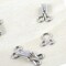 144 Sets Size 2 Silver Hook and Eye Closures for Dress Lingerie Bra Sewing Projects